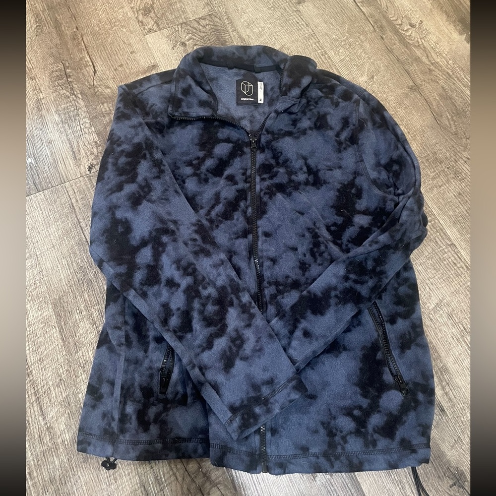 Blue fleece jacket